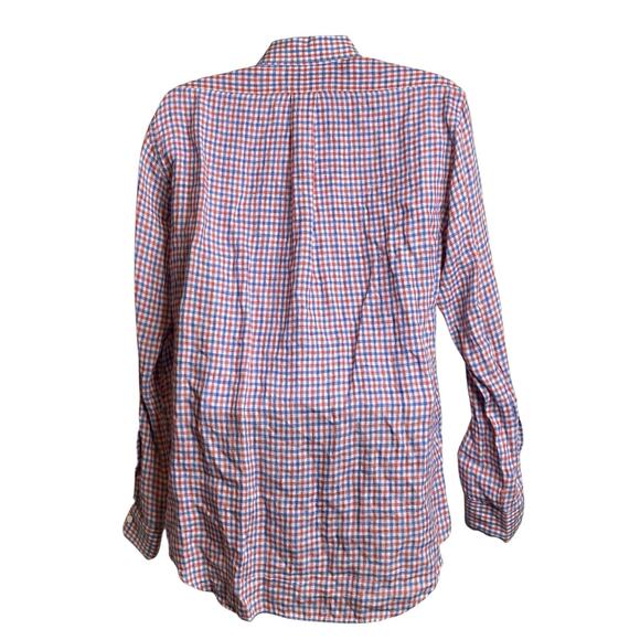 Vineyard‎ Vines Men's Slim Murray Plaid Linen Shirt Size M Preppy Old Money ACK - Picture 2 of 12